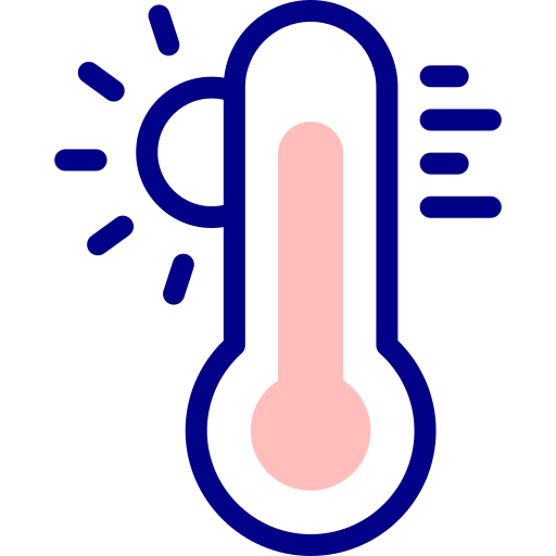 地球温暖化 Detailed Mixed Lineal color icon