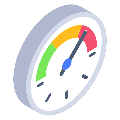Speedometer Generic Isometric icon