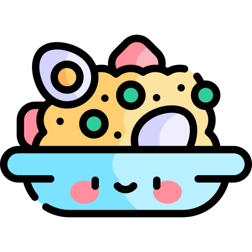 쿠스쿠스 Kawaii Lineal color icon