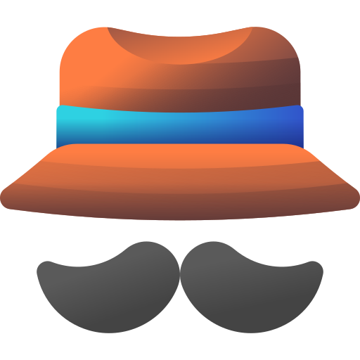 chapeau 3D Color Icône