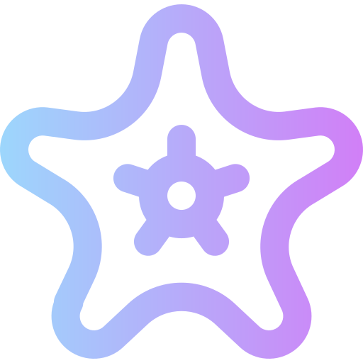 Starfish Super Basic Rounded Gradient icon