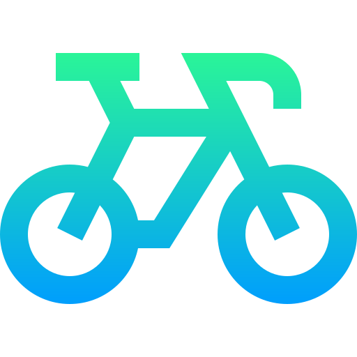 fiets Super Basic Straight Gradient icoon
