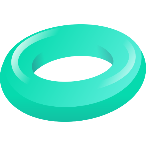 anello di gomma Gradient Isometric Gradient icona
