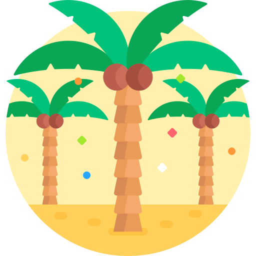 orzech kokosowy Detailed Flat Circular Flat ikona