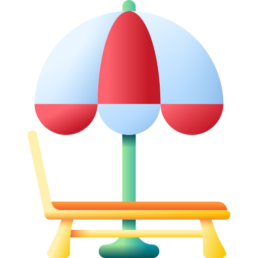 guarda-chuva 3D Color Ícone