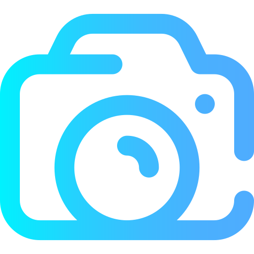 cámara fotográfica Super Basic Omission Gradient icono