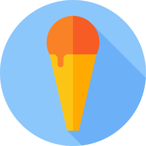 アイスクリーム Flat Circular Flat icon