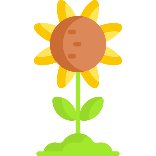 zonnebloem Special Flat icoon