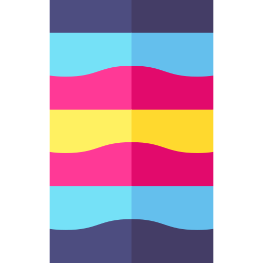 toalla de playa Basic Straight Flat icono