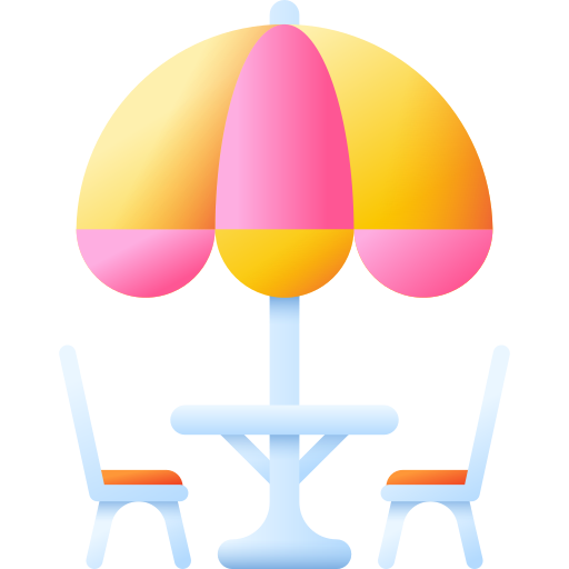 Umbrella stand 3D Color icon