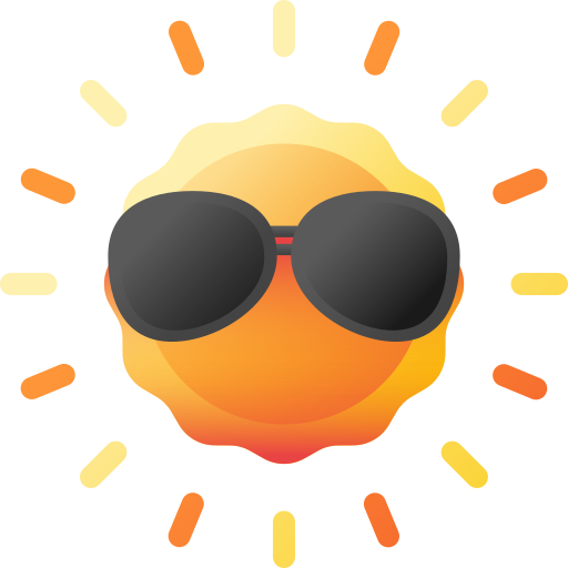 Солнце 3D Color иконка