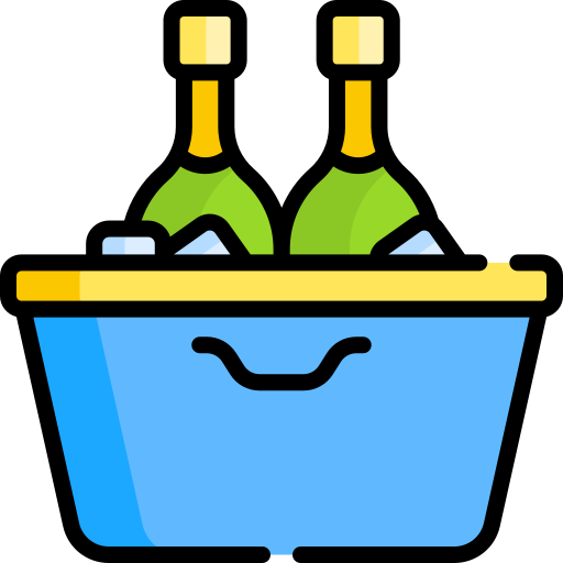 Ice bucket Special Lineal color icon