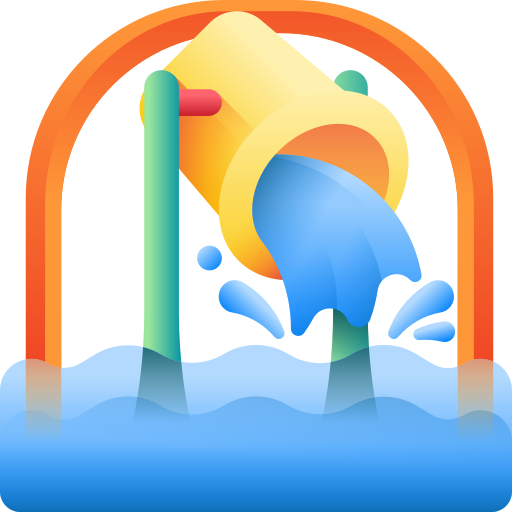 Water 3D Color icon