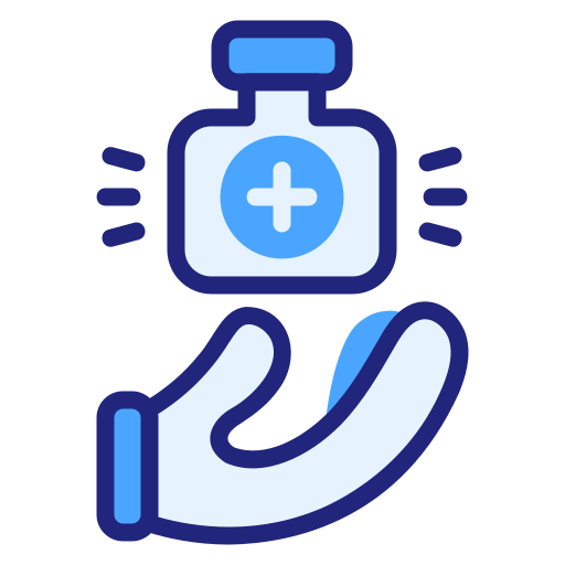 보건 의료 Generic Blue icon