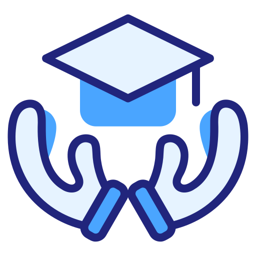 Scholarship Generic Blue icon