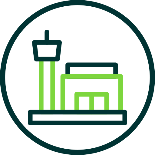 Airport Generic Outline Color icon