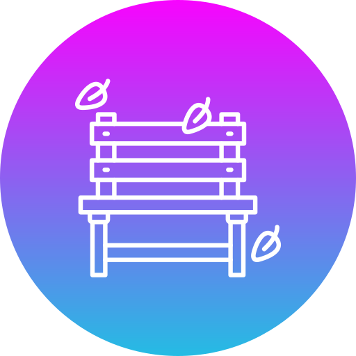 Bench Generic Flat Gradient icon