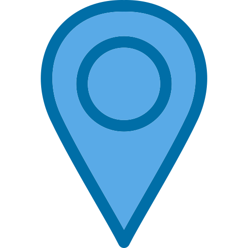 locatie speld Generic Blue icoon