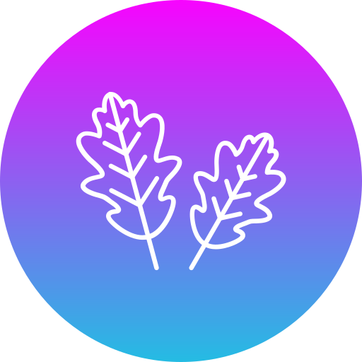 참나무 잎 Generic Flat Gradient icon