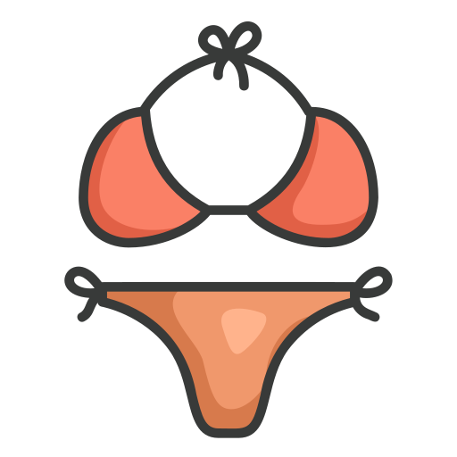 bikini Generic Outline Color ikona