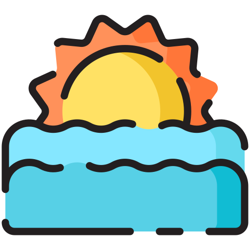 太陽 Generic Outline Color icon