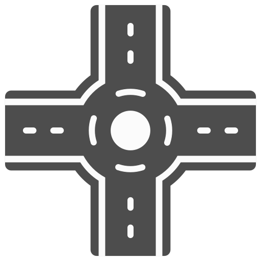 Roundabout Generic Flat icon