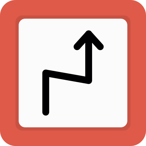 curva pronunciada Generic Flat icono