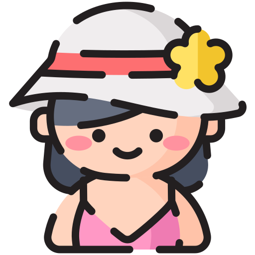 Girl Generic Outline Color icon