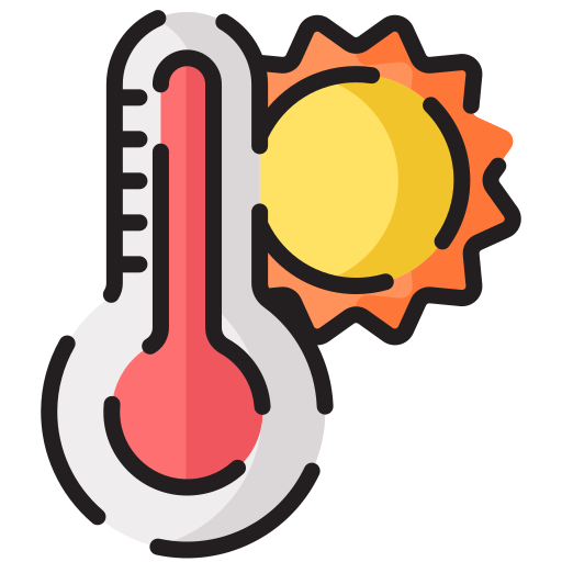 thermomètre Generic Outline Color Icône