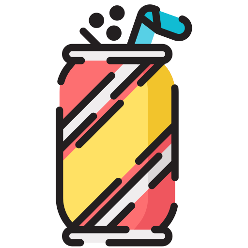 ソーダ缶 Generic Outline Color icon