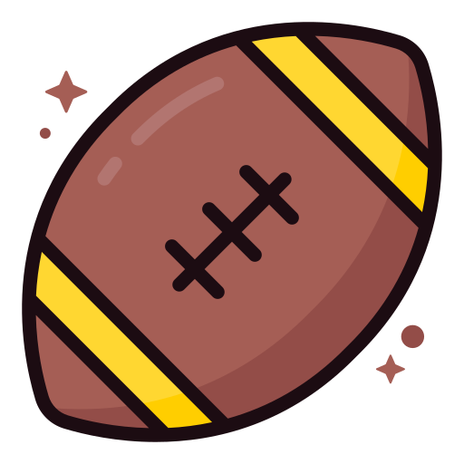 rugby ball Generic Outline Color icon