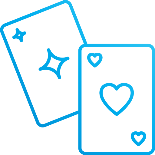 poker kaarten Generic Gradient icoon