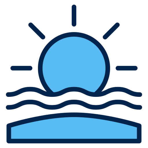 Sunset Generic Blue icon