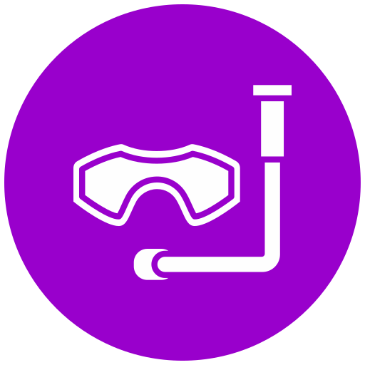 Diving mask Generic Flat icon