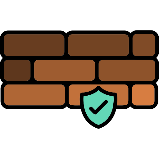 firewall Generic Outline Color icon