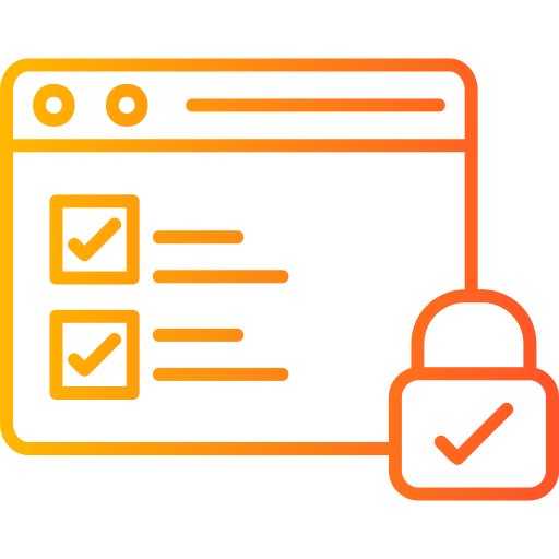 dati sicuri Generic Gradient icona