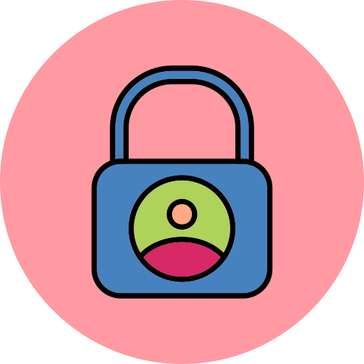 privacidad Generic Outline Color icono