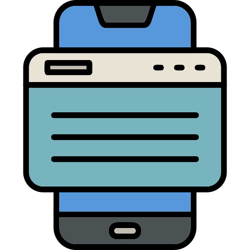 브라우저 Generic Outline Color icon