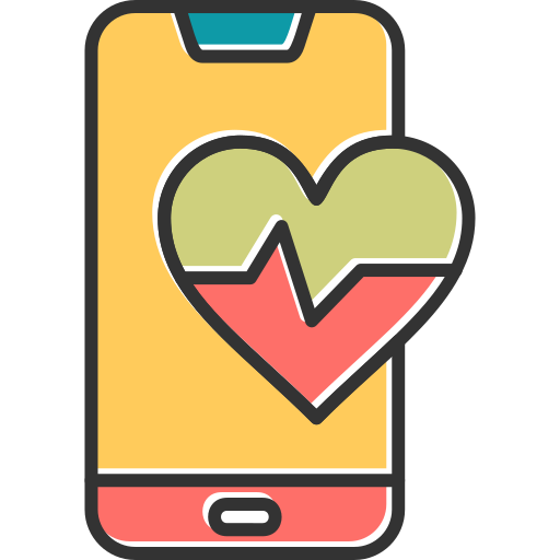 Heart rate Generic Color Omission icon