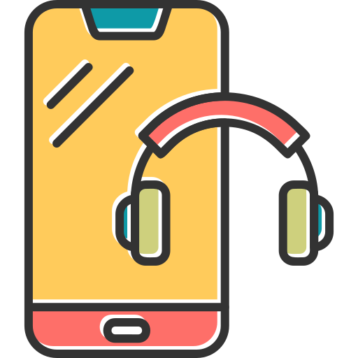 Headphones Generic Color Omission icon