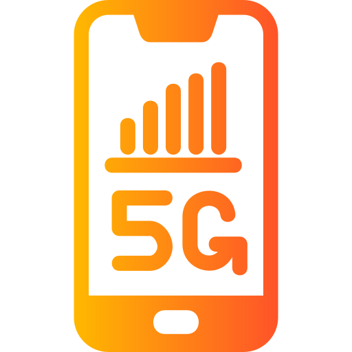 5g Generic Flat Gradient ikona