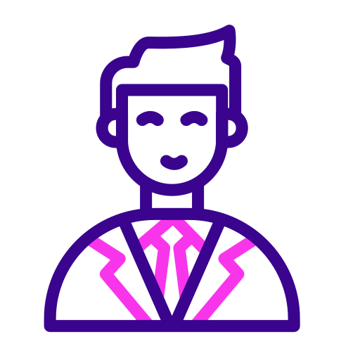 biznesmen Generic Outline Color ikona