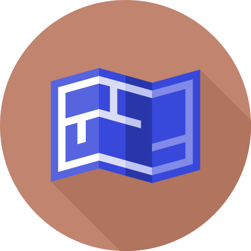 Blueprint Flat Circular Flat icon