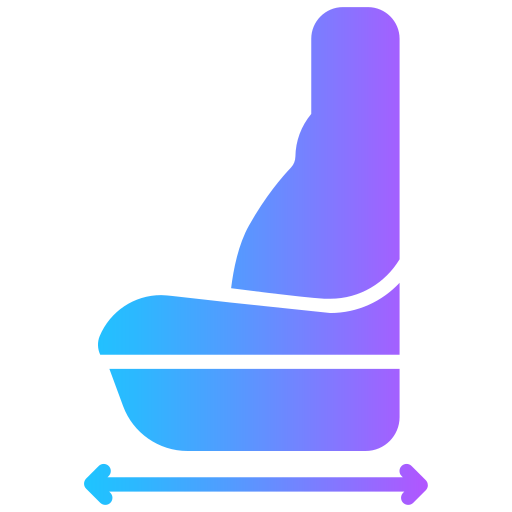 silla Generic Flat Gradient icono