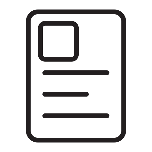 履歴書 Generic Detailed Outline icon