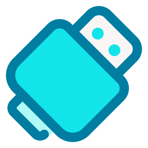 flash drive Generic Blue icon