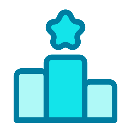 podium Generic Blue Icône