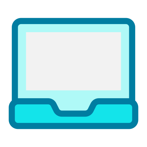랩탑 Generic Blue icon