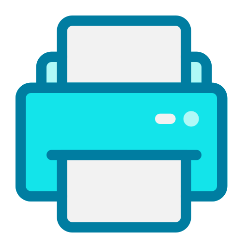 Printer Generic Blue icon