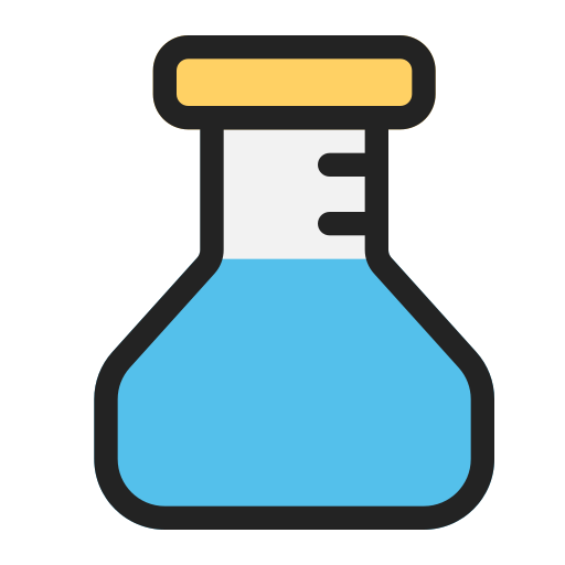 Erlenmeyer Generic Outline Color icon